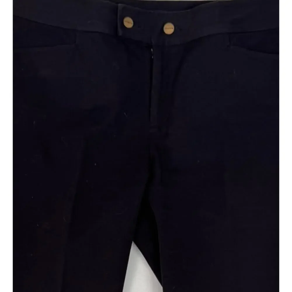 Chaps 6P Cotton Spandex Black Womens Pants
